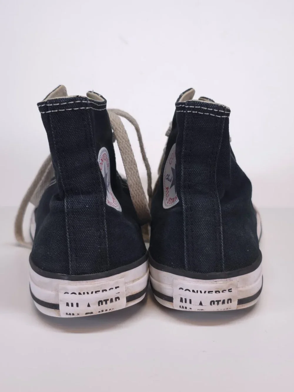 Converse Chuck Taylor All Star Hi Black Youth Size 2 Sneakers